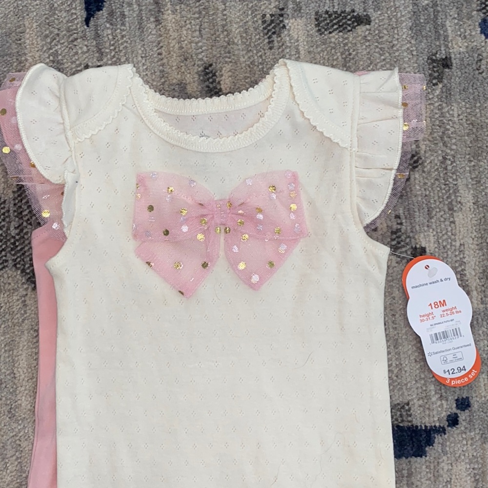 Wonder nation 18 Month 2 Piece Baby Girl Tops